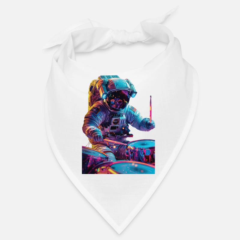 Astronaut Drums Bandana