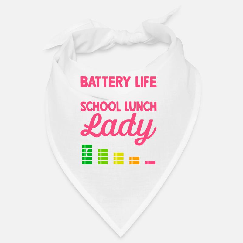 Cafeteria-Arbeiter Batterie Leben einer Schule Mit Bandana