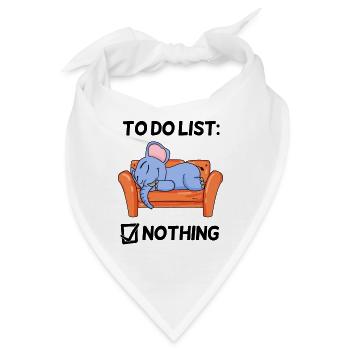 Lustiger Spruch lustige Sprüche - Bandana - Weiß - Vorne