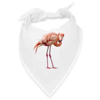 Flamingos Flamingo - Bandana - Weiß - Vorne