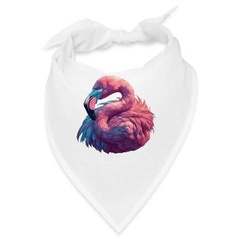 Flamingos Flamingo - Bandana - Weiß - Vorne