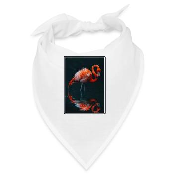 Flamingos Flamingo - Bandana - Weiß - Vorne