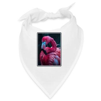 Flamingos Flamingo - Bandana - Weiß - Vorne