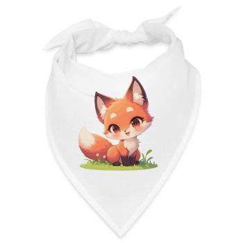 Füchse Fuchs - Bandana - Weiß - Vorne