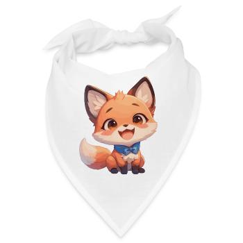 Füchse Fuchs - Bandana - Weiß - Vorne