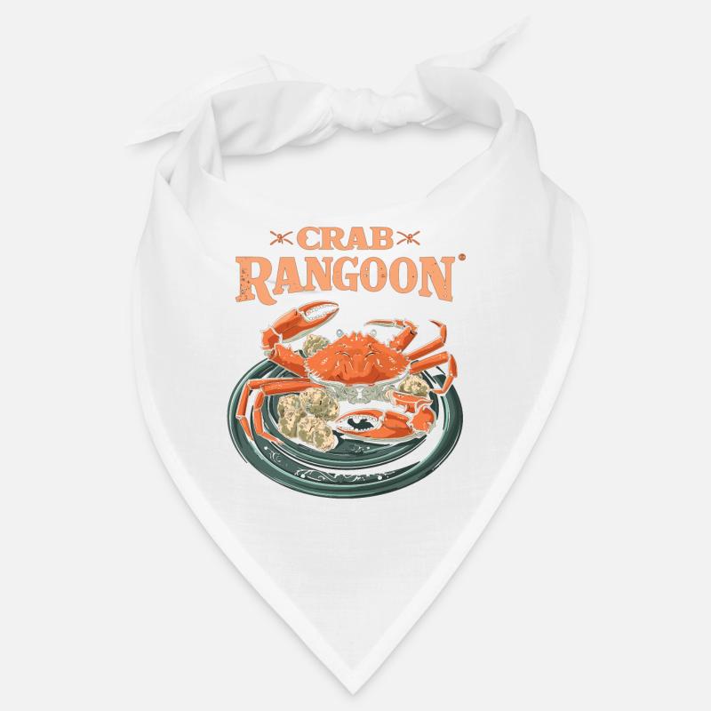 Chinese Food Crab Rangoon Meme Funny Bandana