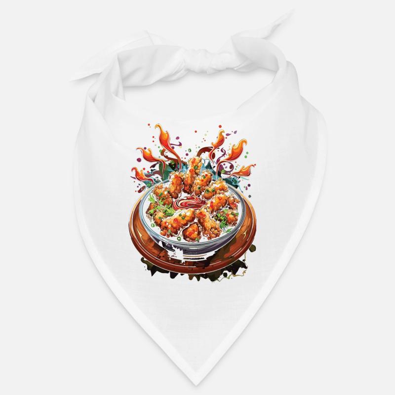 Chinese Food Crab Rangoon Meme Funny Bandana