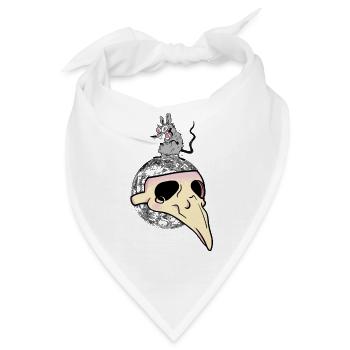 Pest Planet Erde Ratte Umweltverschmutzung - Bandana - Weiß - Vorne