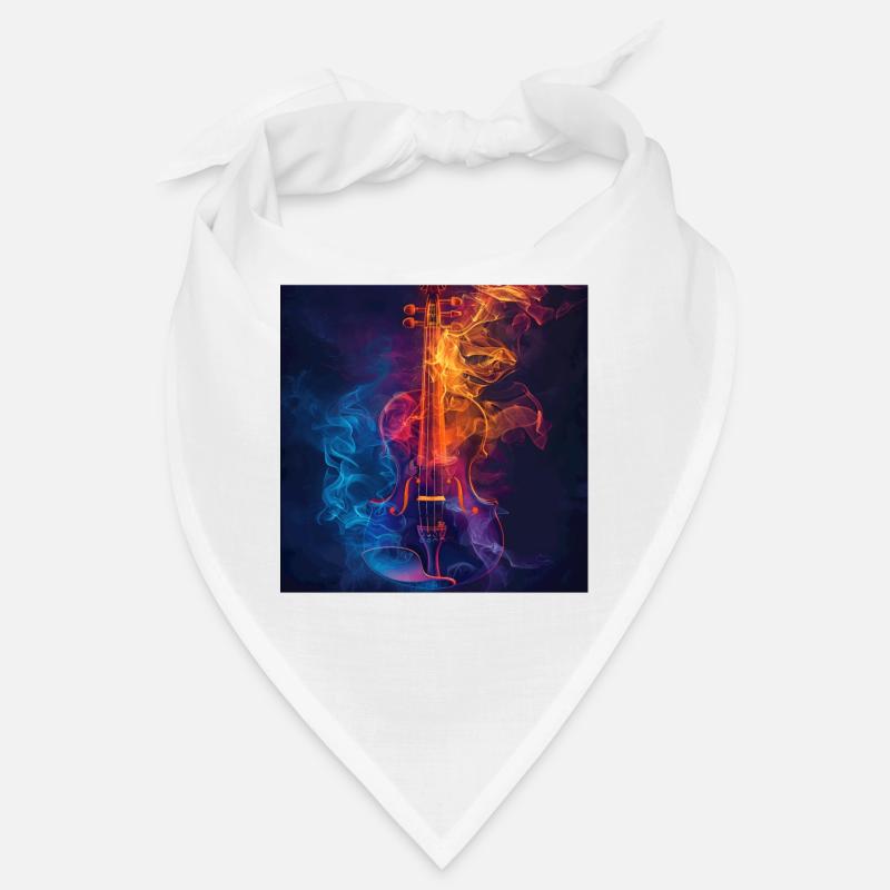 Violon - Bandana - blanc