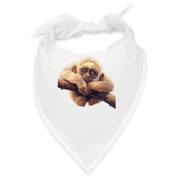 Gibbons Gibbon - Bandana - Weiß - Vorne