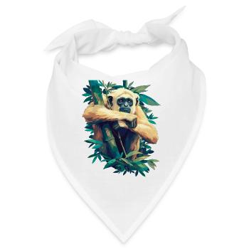 Gibbons Gibbon - Bandana - Weiß - Vorne