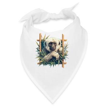 Gibbons Gibbon - Bandana - Weiß - Vorne