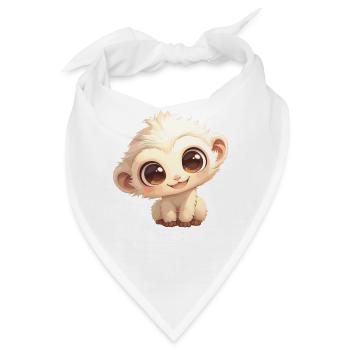 Gibbons Gibbon - Bandana - Weiß - Vorne