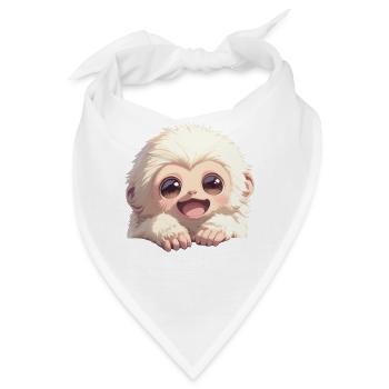 Gibbons Gibbon - Bandana - Weiß - Vorne