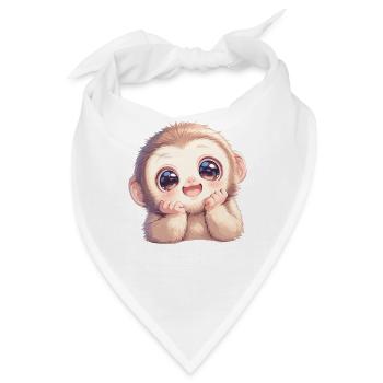 Gibbons Gibbon - Bandana - Weiß - Vorne
