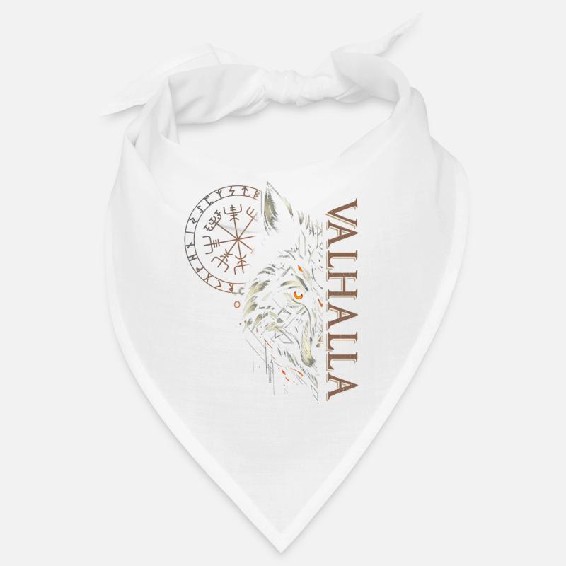 Valhalla Wolf Norse Gods Viking Compass Bandana