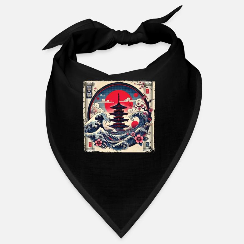 Traditionelle Japanische Pagode, Bandana