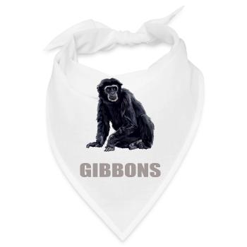 Gibbons Gibbon - Bandana - Weiß - Vorne