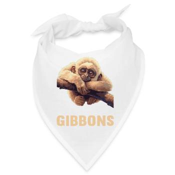 Gibbons Gibbon - Bandana - Weiß - Vorne