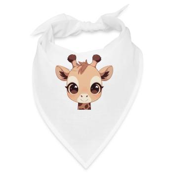 Giraffen Giraffe - Bandana - Weiß - Vorne