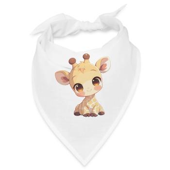 Giraffen Giraffe - Bandana - Weiß - Vorne
