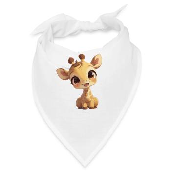 Giraffen Giraffe - Bandana - Weiß - Vorne