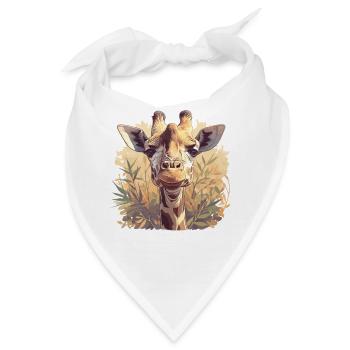 Giraffen Giraffe - Bandana - Weiß - Vorne