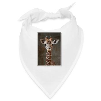 Giraffen Giraffe - Bandana - Weiß - Vorne