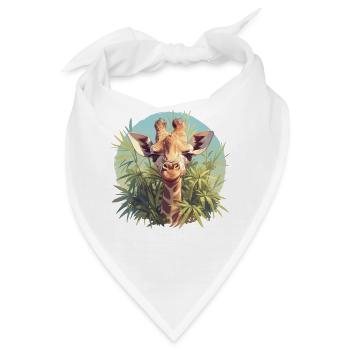 Giraffen Giraffe - Bandana - Weiß - Vorne
