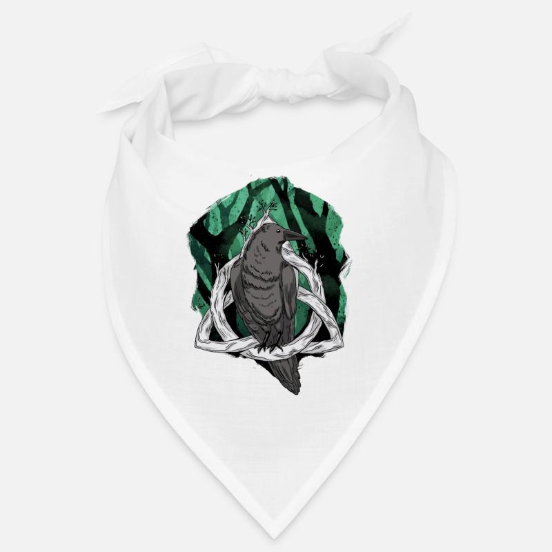 Forest Raven Raven Crow Crow Mystical Bird Bandana
