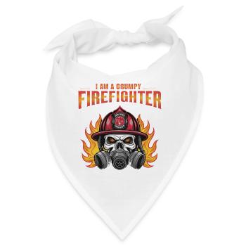 ICH BIN EIN MÜRRISCHER FEUERWEHRMANN - Bandana - Weiß - Vorne