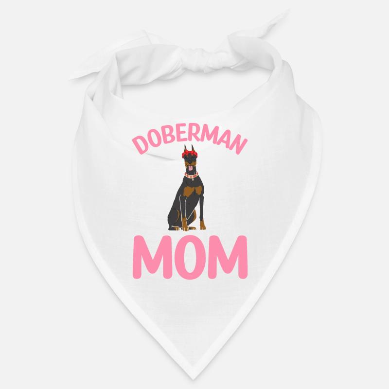 Doberman Mom Écharpe Doberman Bandana