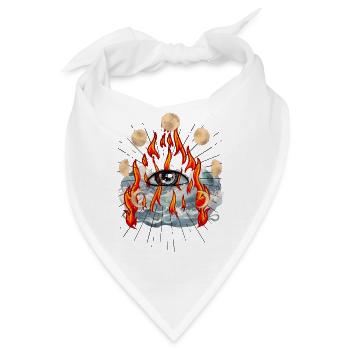 Gott Jesus Messias spirituell - Bandana - Weiß - Vorne