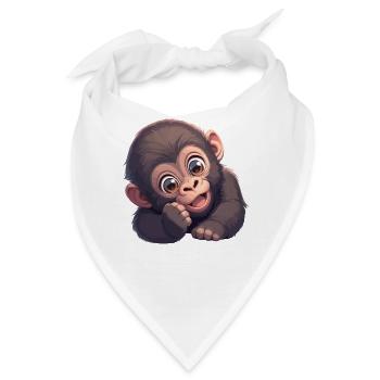 Gorillas Gorilla - Bandana - Weiß - Vorne