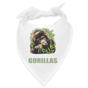 Gorillas Gorilla - Bandana - Weiß - Vorne