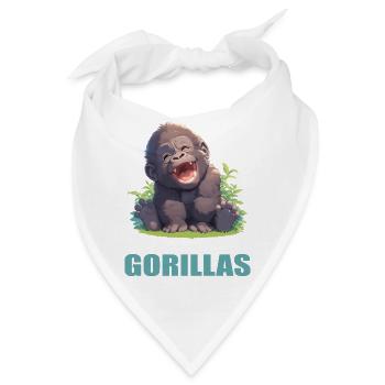 Gorillas Gorilla - Bandana - Weiß - Vorne