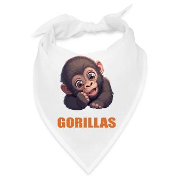 Gorillas Gorilla - Bandana - Weiß - Vorne