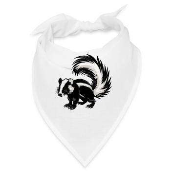 Stinktiere Stinktier - Bandana - Weiß - Vorne