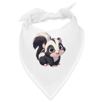 Stinktiere Stinktier - Bandana - Weiß - Vorne