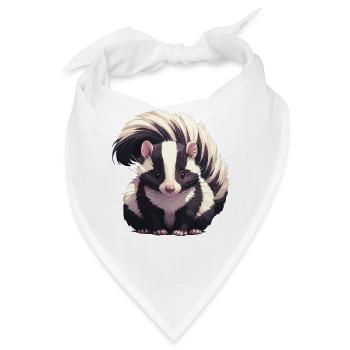 Stinktiere Stinktier - Bandana - Weiß - Vorne