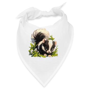 Stinktiere Stinktier - Bandana - Weiß - Vorne