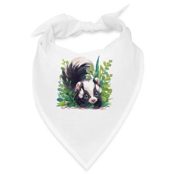 Stinktiere Stinktier - Bandana - Weiß - Vorne