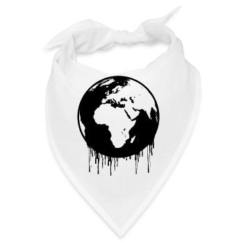 humorvolles T-Shirt, Geschenk für Männer, Damen, humorvoll - Bandana - Weiß - Vorne