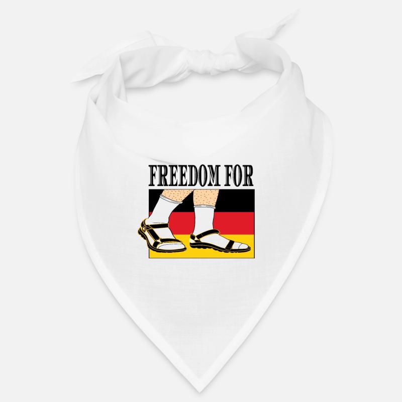 White Socks In Sandals Basic Right Germany Bandana