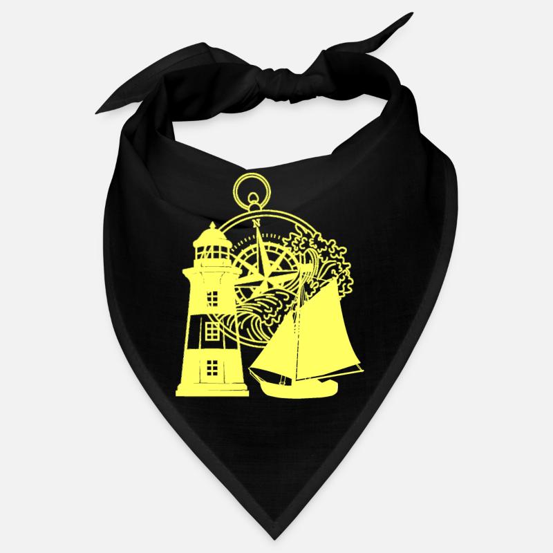 Maritime Lighthouse Compass Sailing Ship Ship Bandana