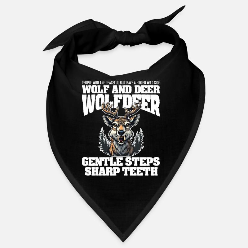 PAS DOUX DENTS ACÉRÉES - LOUP ET CERF Bandana