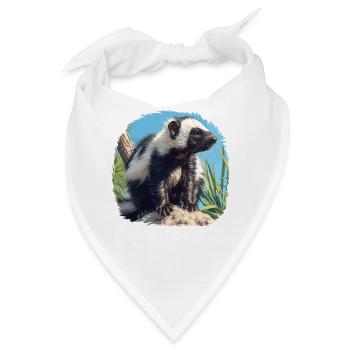 Stinktiere Stinktier - Bandana - Weiß - Vorne