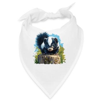 Stinktiere Stinktier - Bandana - Weiß - Vorne