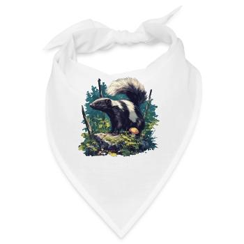 Stinktiere Stinktier - Bandana - Weiß - Vorne