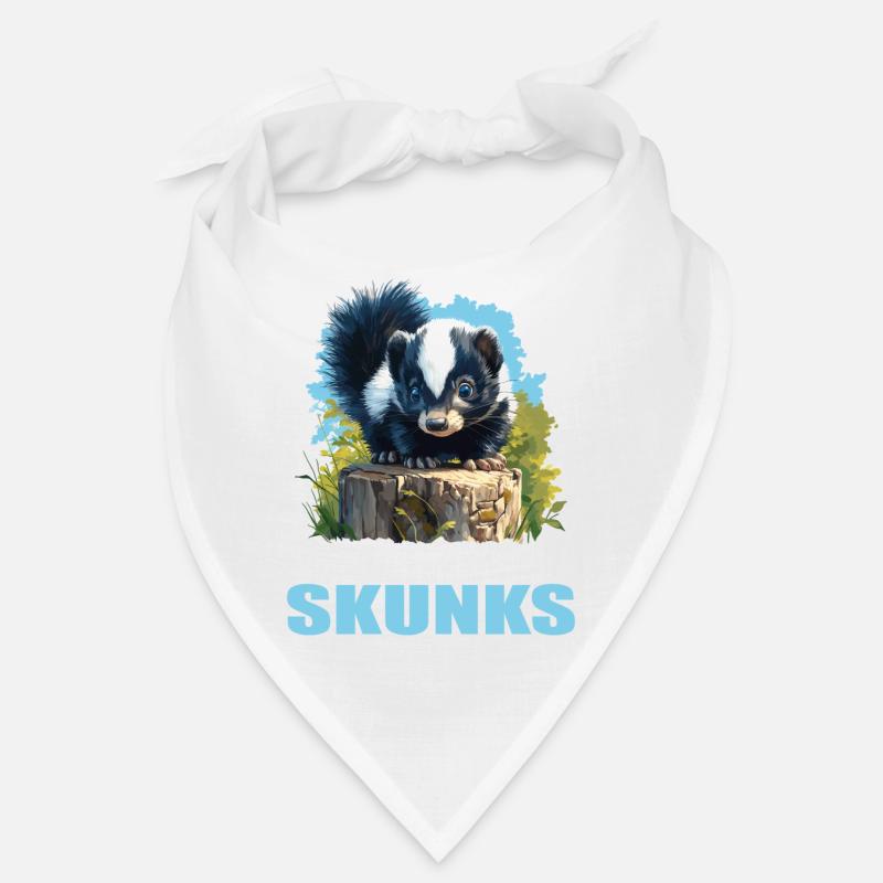 Skunks Skunk Bandana